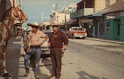 Street Scene in Mexico Ciudad Acuna, Mexico Tony Valdez Postcard Postcard Postcard