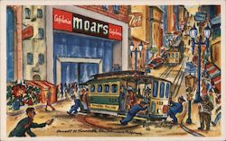 Moars Cafeteria Postcard