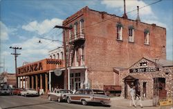 Street in Virginia City Postcard