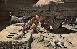 Anthropologist Louis S.B. Leakey - M.D. Leakey Autograph Tanzania Africa Postcard Postcard Postcard