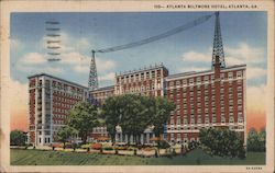 Atlanta Biltmore Hotel Georgia Postcard Postcard Postcard