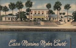 Casa Marina Motor Court Postcard