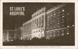 St. Luke's Hospital Kansas City, MO Postcard Postcard Postcard