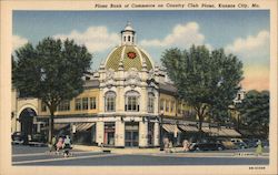 Plaza Bank of Commerce on Country Club Plaza Postcard