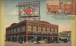 Central Pontiac Inc. Kansas City, MO Postcard Postcard Postcard