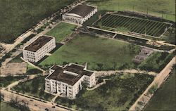 Aerial View of Campus, Rockhurst College Postcard