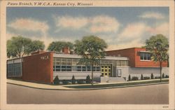 Paseo Branch: Y.W.C.A. 19th at Paseo, Erected January, 1950 Kansas City, MO Postcard Postcard Postcard