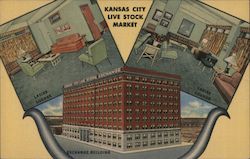 Kansas City Live Stock Markey Postcard