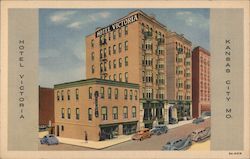 Hotel Victoria - 9th and McGee Street Postcard