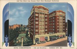 Hotel Commonwealth Kansas City, MO Postcard Postcard Postcard