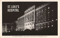 St Luke's Hospital, 44th and Mill Creek Parkway Postcard