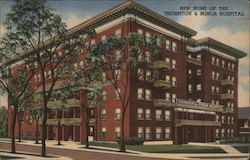 New Home of the Thornton & Minor Hospital Kansas City, MO C. T. Art Colortone Postcard Postcard Postcard