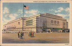 Kansas City Municipal Auditorium Postcard