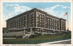 Central High School Postcard