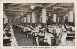 Pompeian Room Hotel Baltimore Postcard