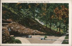 Scarritt Spring, Cliff Drive Postcard