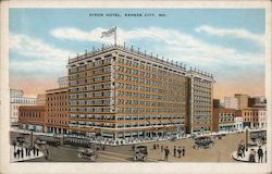 Dixon Hotel 12th & Baltimore Kansas City, MO Postcard Postcard Postcard