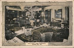 Main Lobby Hotel Muehlebach Kansas City, MO Postcard Postcard Postcard