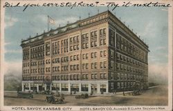 Hotel Savoy Postcard