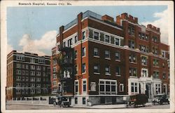 Research Hospital Kansas City, MO Postcard Postcard Postcard