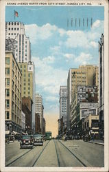 Grand Avenue North from 12th Street Kansas City, MO Postcard Postcard Postcard