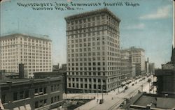 Skyscrapers, Long Commerce & Scarritt Bldgs. Kansas City, MO Postcard Postcard Postcard