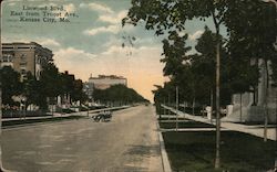 Linwood Avenue East from Troost Ave Kansas City, MO Postcard Postcard Postcard