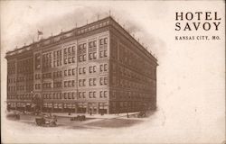 Hotel Savoy Kansas City, MO Postcard Postcard Postcard