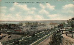 West Bottoms, Looking From The Bluff Postcard