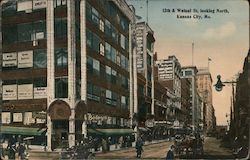 12th & Walnut Street Looking North Postcard