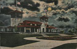 Shelter House Swope Park Kansas City, MO Postcard Postcard Postcard