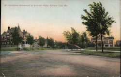 Gladstone Boulevard at Scarritt Point Kansas City, MO Postcard Postcard Postcard