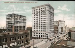 Kansas City Sky Scrapers Missouri Postcard Postcard Postcard