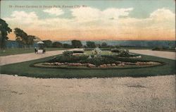 Flower Gardens in Swope Park Postcard