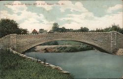 The Oak Street Bridge 50th & Oak Postcard