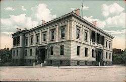 Public Library Postcard