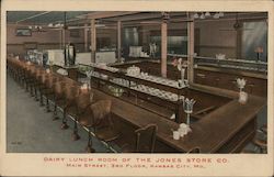 Dairy Lunch Room, The Jones Store Co., Main Street, 3rd Floor Postcard