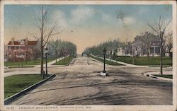 Armour Boulevard Kansas City, MO Postcard Postcard Postcard