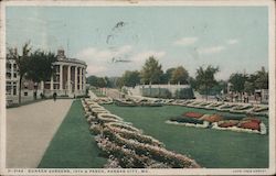 Sunken Gardens, 12th & Paseo Kansas City, MO Postcard Postcard Postcard