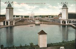 The Lagoon, Electric Park Postcard