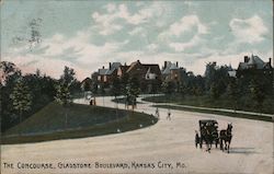 The Concourse, Gladstone Boulevard Kansas City, MO Postcard Postcard Postcard