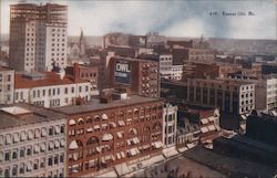 Downtown K.C. - Owl Cigar Sign Kansas City, MO Postcard Postcard Postcard