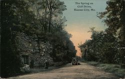 The Spring on Cliff Drive Postcard