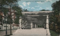 Pergola at 11th and Paseo Kansas City, MO Postcard Postcard Postcard