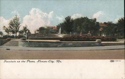 Fountain on the Paseo Postcard