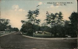 Gilham Road North from 38th Street Postcard