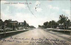 Linwood Boulevard Kansas City, MO Postcard Postcard Postcard