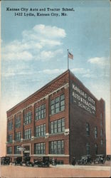 Kansas City Auto & Tractor School Postcard