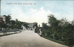 Pagoda on the Paseo Postcard