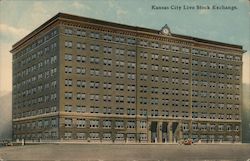 Kansas City Live Stock Exchange Missouri Postcard Postcard Postcard